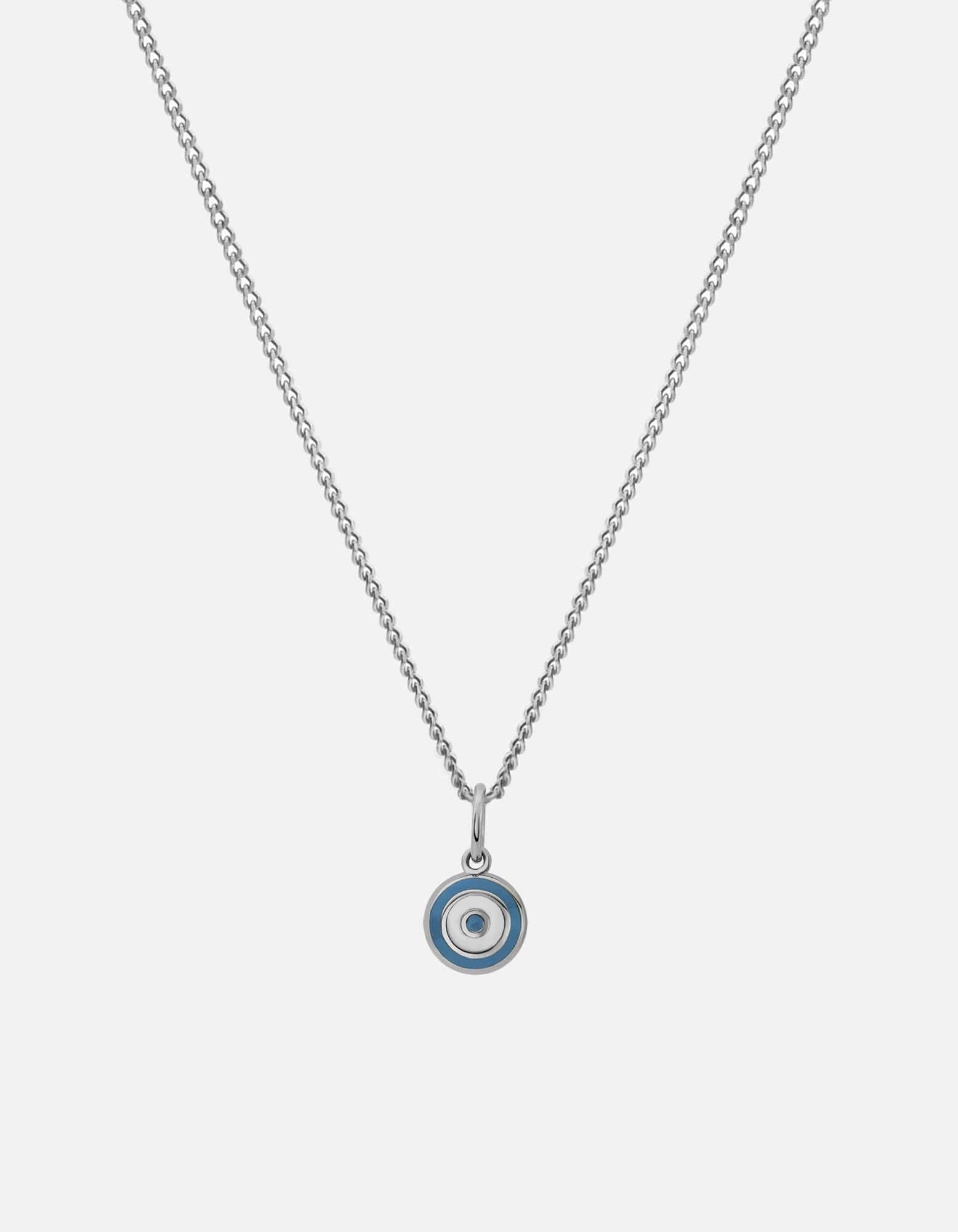 Ojos Necklace - Sterling Silver & Black Pendant for Women - Perfect for Everyday Wear, Gifts & Special Occasions