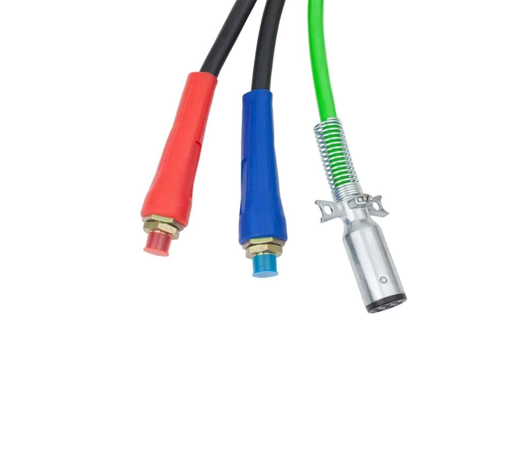Mytee 3-in-1 Rubber Air Hose & Cable Wrap (2 Pack, 12ft) for Garage & Workshop