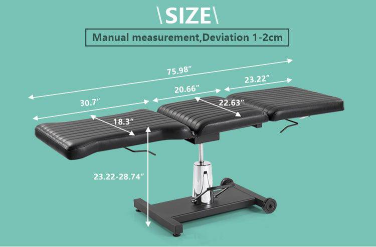 Adjustable Reclining Tattoo Chair Bed TA3612 - Professional Tattoo Artist Furniture for Comfortable Client Positioning | Perfect for Tattoo Studios, Piercing Shops & Permanent Makeup Salons