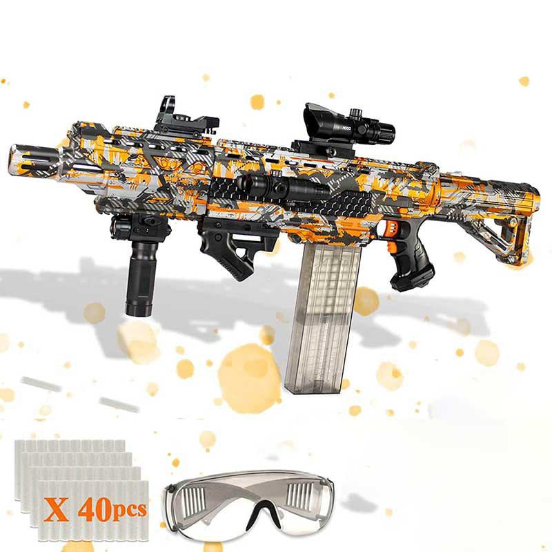 High-Speed V6 Dart Blaster Toy - Rapid Fire Foam Dart Gun for Outdoor & Indoor Nerf Battles, Team Games & Target Practice