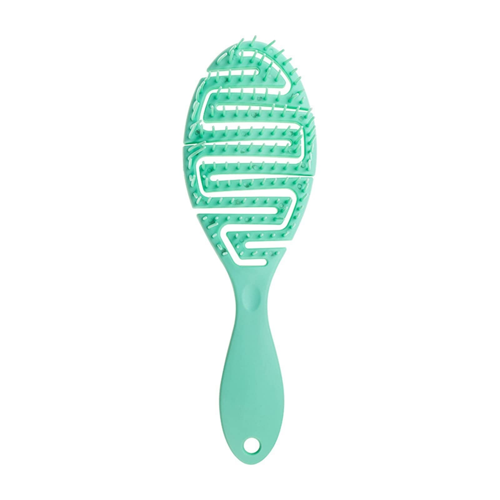 Styling Hair Comb for Straight & Curly Hair - Plastic Modeling Comb with Hollow Arc Design - Perfect for Salon, Home Styling & Travel Use