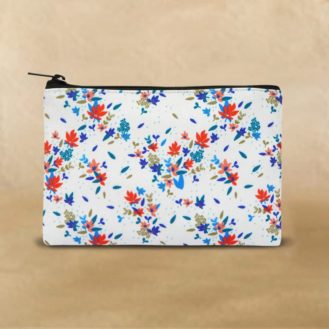 Crazyify Printed Travel Pouch Cosmetic Bag - Waterproof Toiletry Organizer for Women & Men | Makeup Storage Bag | Perfect for Travel, Gym, Camping & Daily Use