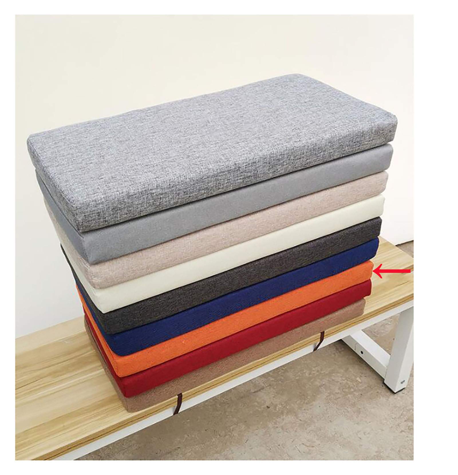 Non-Slip Waterproof Rectangle Bench Cushion - Comfortable Settee Seat Cushion for Patio, Garden, and Outdoor Furniture - Perfect for Lounging, Relaxing, and Entertaining Guests
