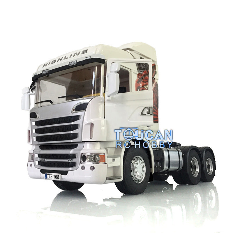 1/14 LESU 6x4 Metal Chassis Cabin R730 RC Truck with 2-Speed Gearbox, 540 Motor, ESC, Servo, LED Lights, Sound System & Radio Control - Perfect for Off-Road Crawling and Scale Truck Racing