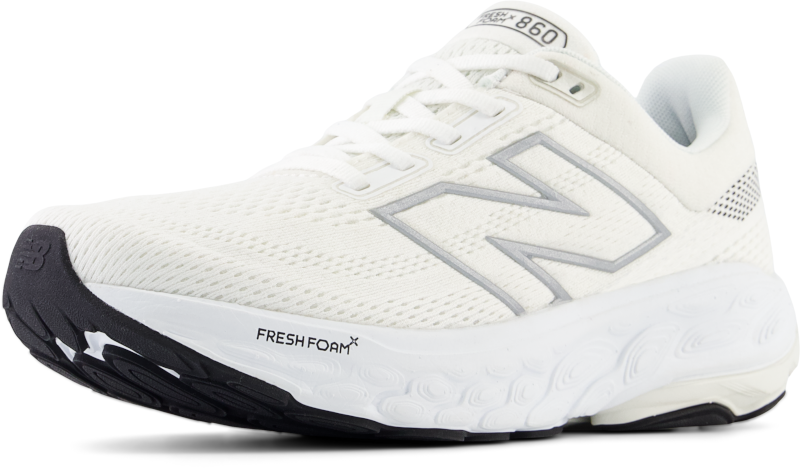 New Balance Women's Fresh Foam X 860v14 Running Shoes - White - Cushioned Support for Road Running & Daily Training