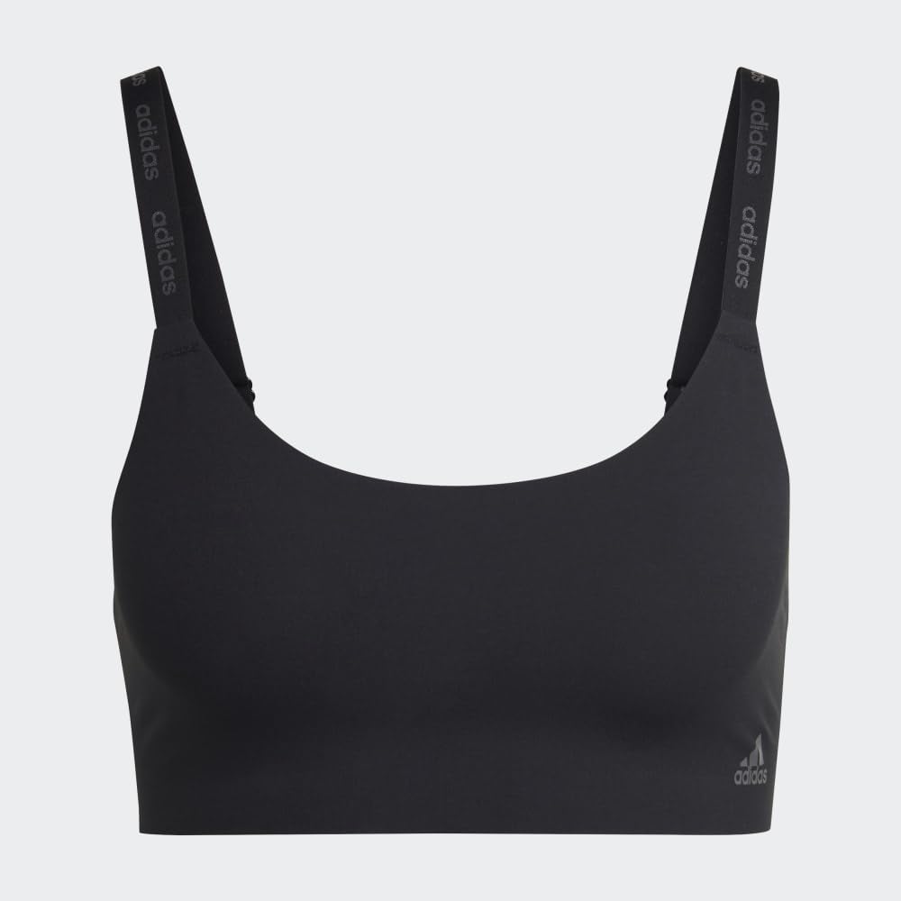 adidas Women's Micro Flex Wireless Seamless Lounge Bra - Comfortable Yoga Sports Bra for Workout, Running & Casual Wear