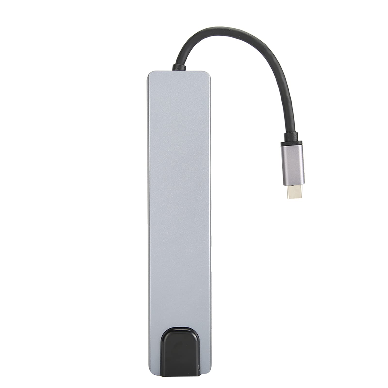 Bediffer USB C to Ethernet Adapter with USB 3.0 Hub - Grey - Compatible with MacBook Pro & Laptops - Perfect for Office Work, Gaming & Online Meetings