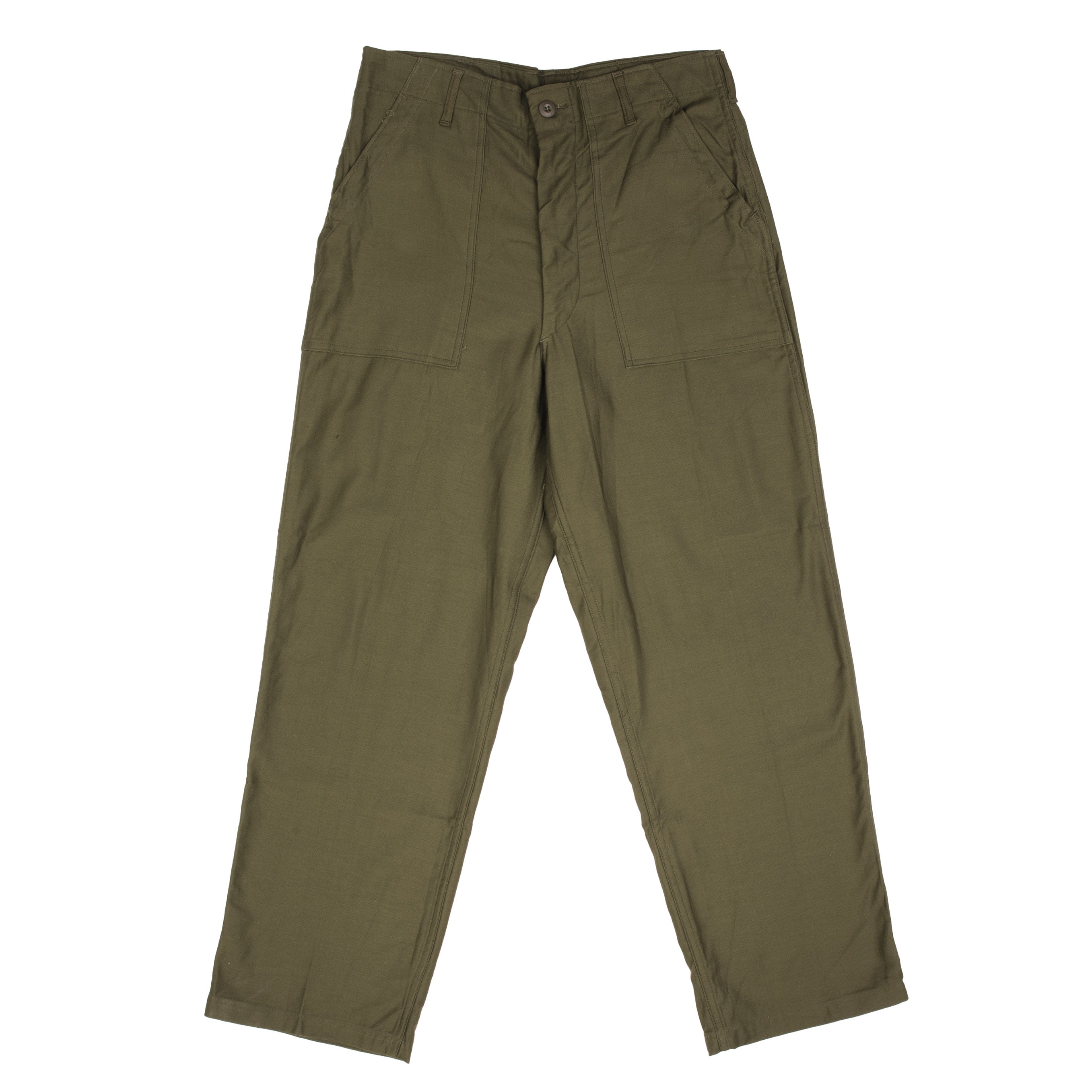 Vintage US Army OG-107 Sateen Utility Pants - Vietnam War Era 1968 - 34x31 NOS - Military Surplus for Reenactment & Outdoor Adventure