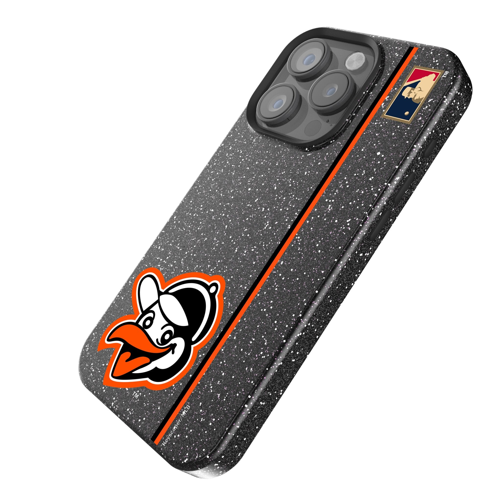 Baltimore Orioles 1955 Cooperstown Collection Baseball Phone Case - Vintage MLB Team Design, Protective Sidebar Bling Cover for iPhone & Android - Perfect for Baseball Fans & Game Day Accessories
