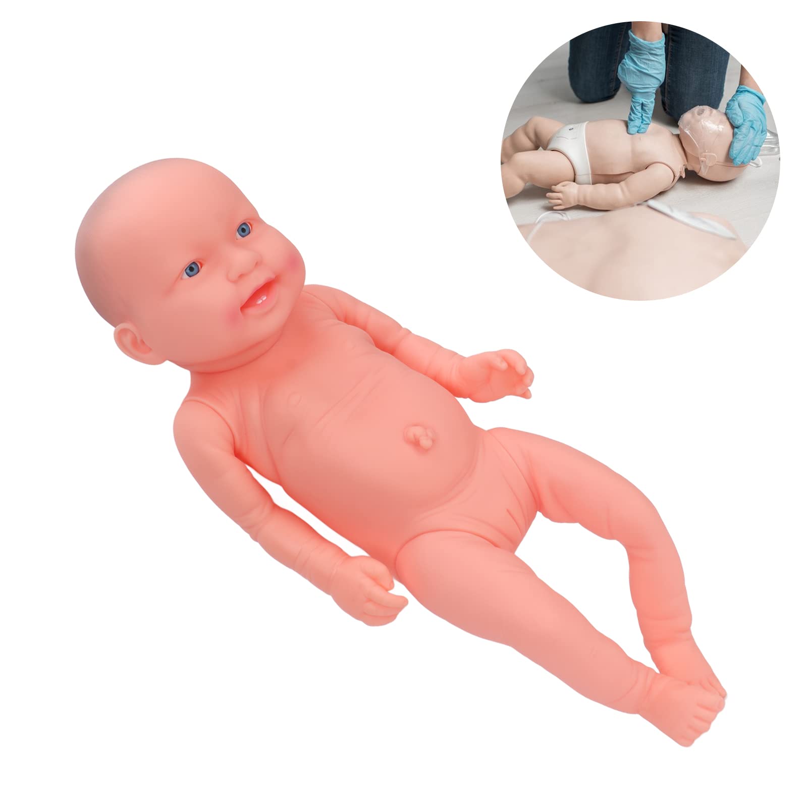 Shanrya Realistic Baby Doll - Anatomically Correct Soft Baby Girl Doll for Midwife & Nurse Training - Perfect for Medical Practice, Childcare Education & Role Play