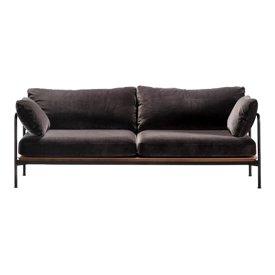 Modern Crawford Sofa 2.0 - Comfortable 3-Seater Living Room Couch with Premium Fabric - Perfect for Family Gatherings, Movie Nights & Small Space Apartments