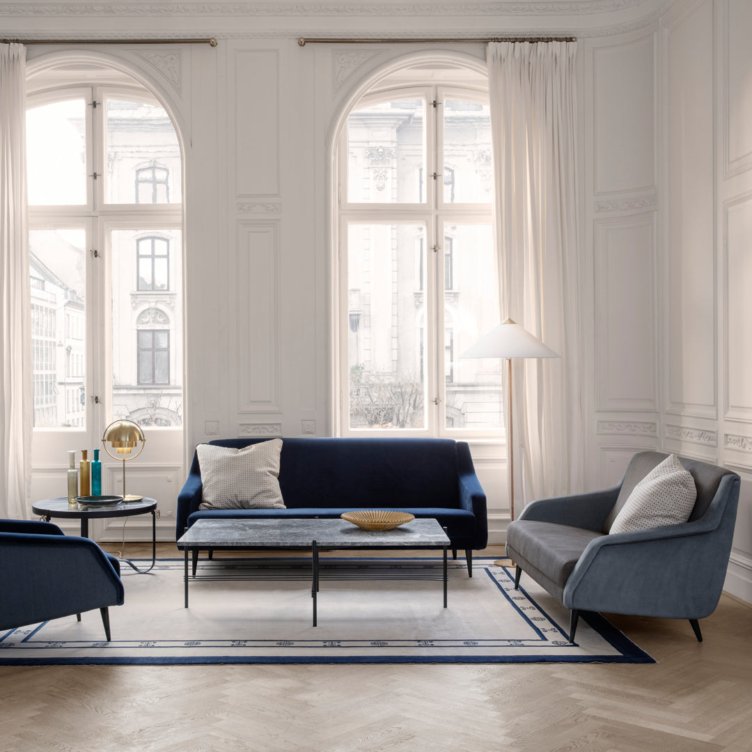 Gubi Carlo De Carli CDC 1 Sofa - Mid-Century Modern Lounge Chair for Living Room, Office & Lounge Spaces