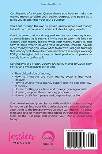 Confessions of a Money Queen: 10 Powerful Money Moves to Claim Financial Freedom & Prosperity | Feminine Empowerment Book for Women of All Ages | Perfect for Career Growth, Personal Finance & Wealth Building