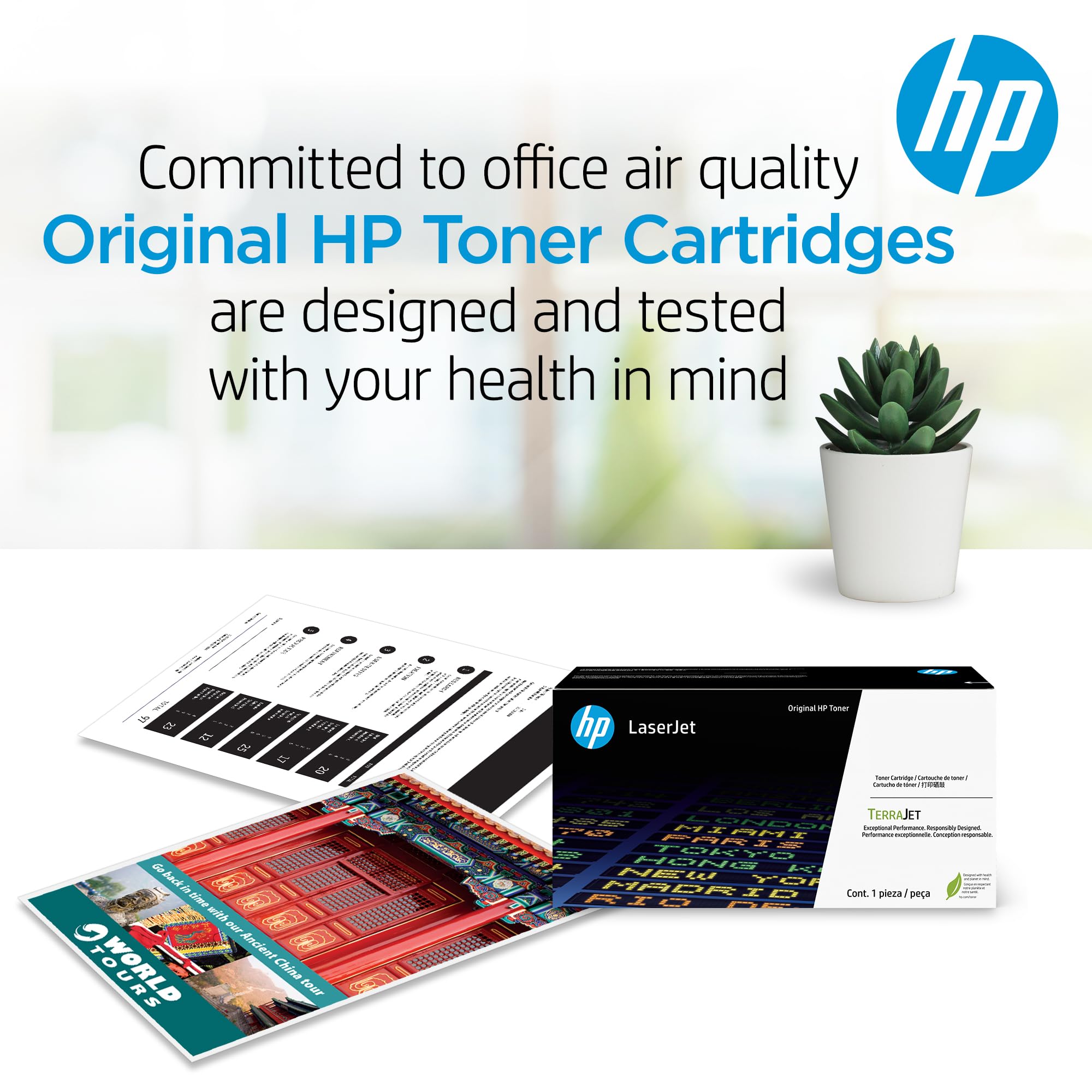 HP 210A Cyan Toner Cartridge - Compatible with HP Color LaserJet Pro 4201 & MFP 4301 Series (W2101A) | High-Yield Printing for Office & Home Use