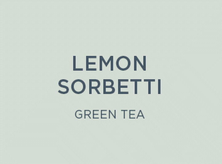 Premium Tea Forte Select Lemon Sorbetti Herbal Tea Bags - Refreshing Citrus Flavor for Relaxation & Afternoon Tea Time