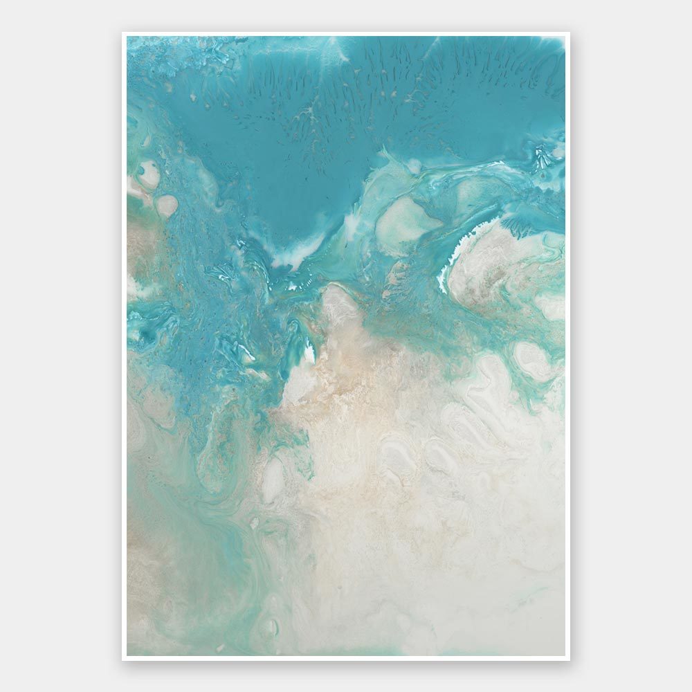 Blue Marble Unframed Art Print - High-Quality Wall Decor for Home, Office & Gifts | Perfect for Living Room, Bedroom & Workspace