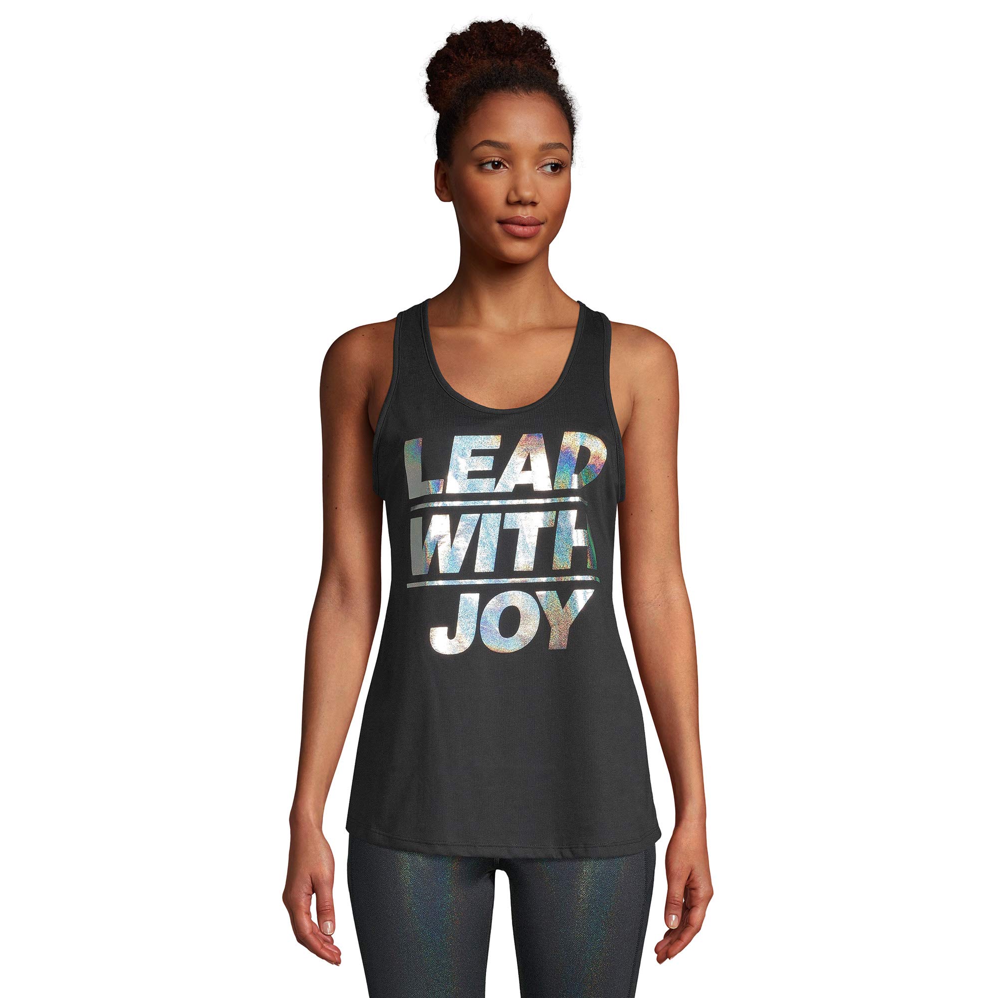 ZUMBA Graphic Print Dance Fitness Tank Tops for Women - Breathable Activewear Workout Tops for Yoga, Gym & Dance Classes | Perfect for Zumba, Aerobics & Cardio Workouts