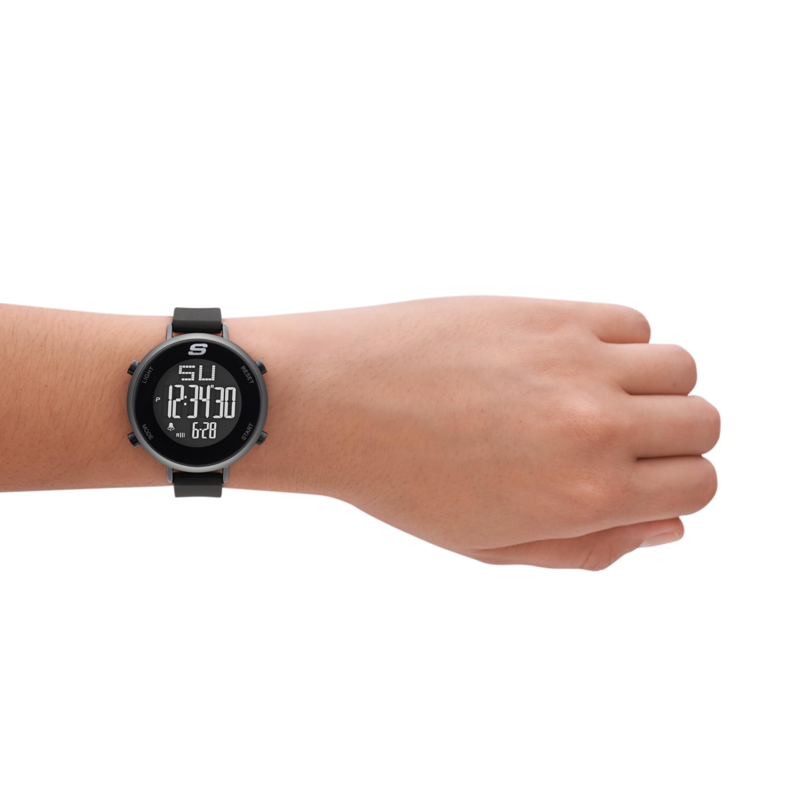 Skechers Magnolia Digital Silicone Watch for Women - Stylish Waterproof Sports Watch with Alarm & Stopwatch - Perfect for Running, Gym & Everyday Wear