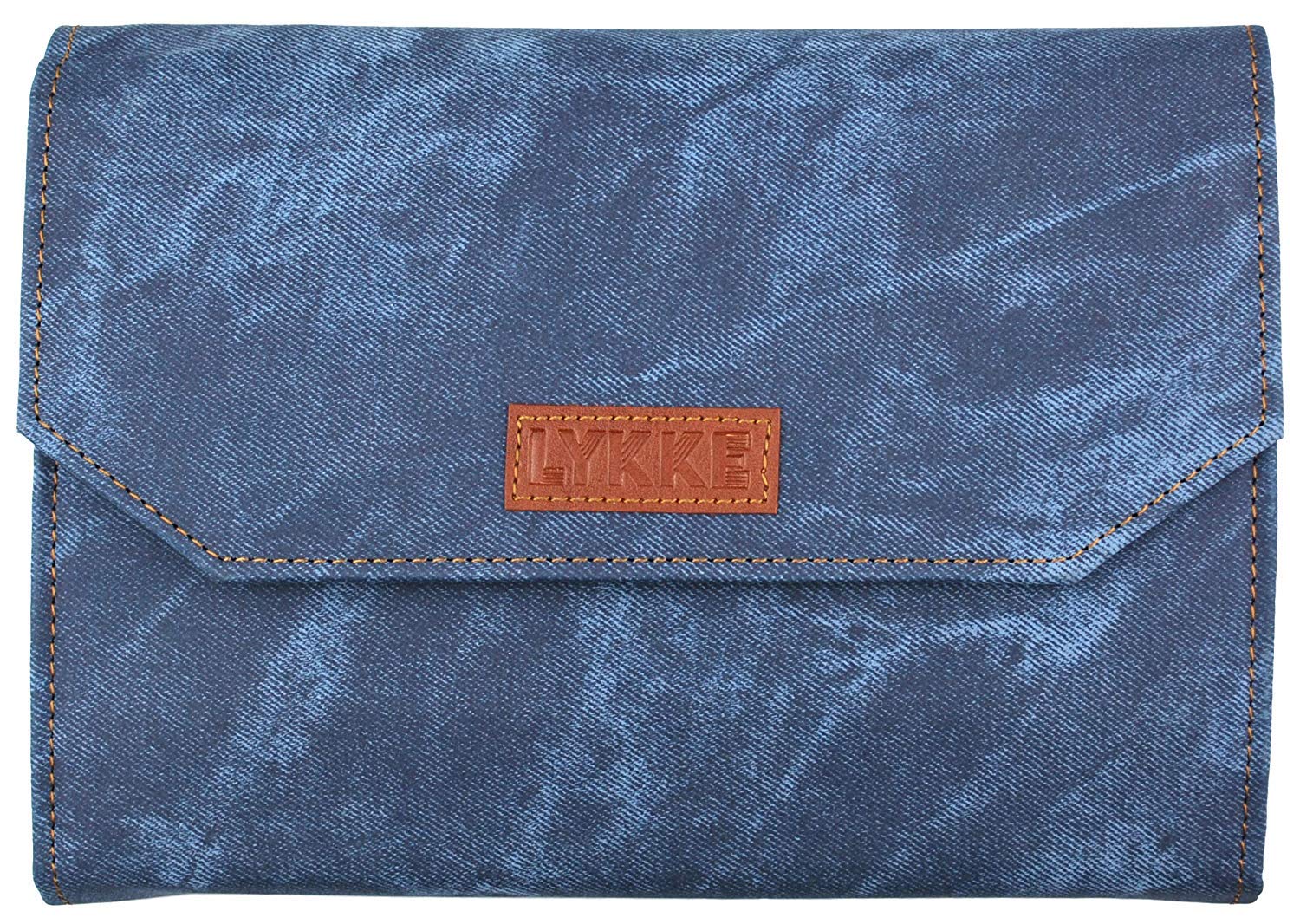 Lykke Indigo Driftwood Interchangeable Knitting Needle Set - Premium Wooden Crochet Hooks with Denim Pouch - Perfect for Knitting, Crocheting, and DIY Craft Projects at Home or On-The-Go