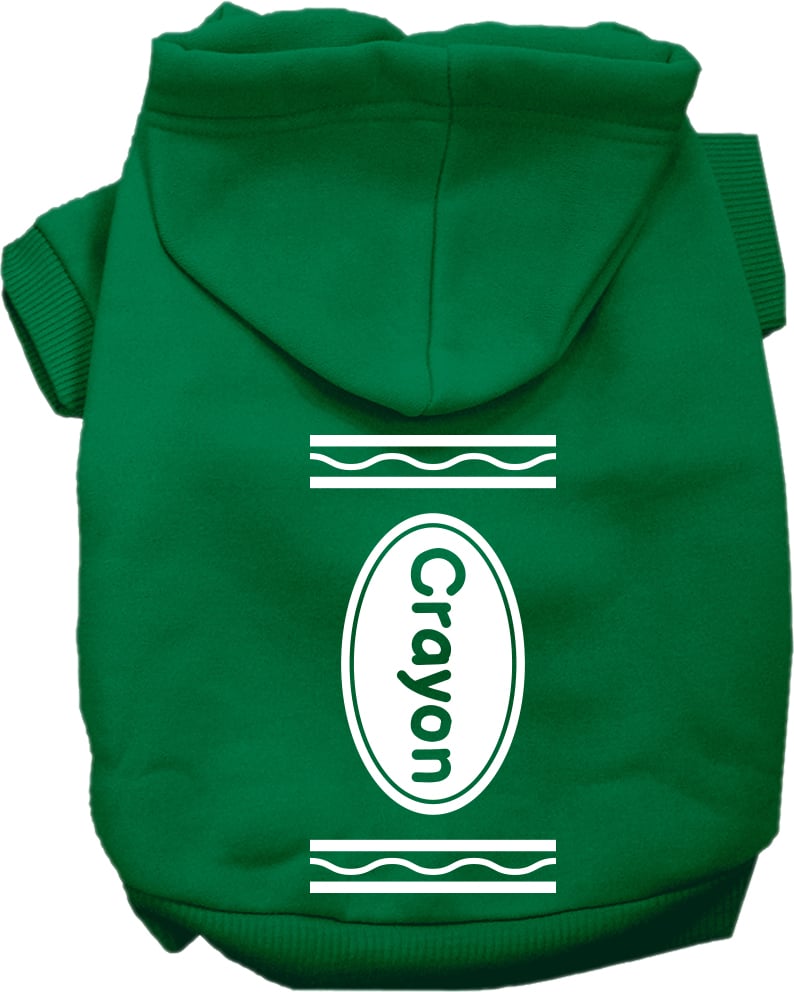 Colorful Crayon Costume Screen Print Hoodie for Kids - Fun Dress-Up & Halloween Costume Idea