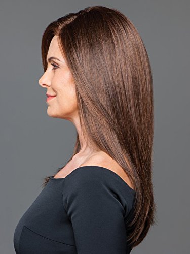 Gabor Wigs Simply Flawless GL 4-8 Dark Chocolate Brown Human Hair Wig - 11