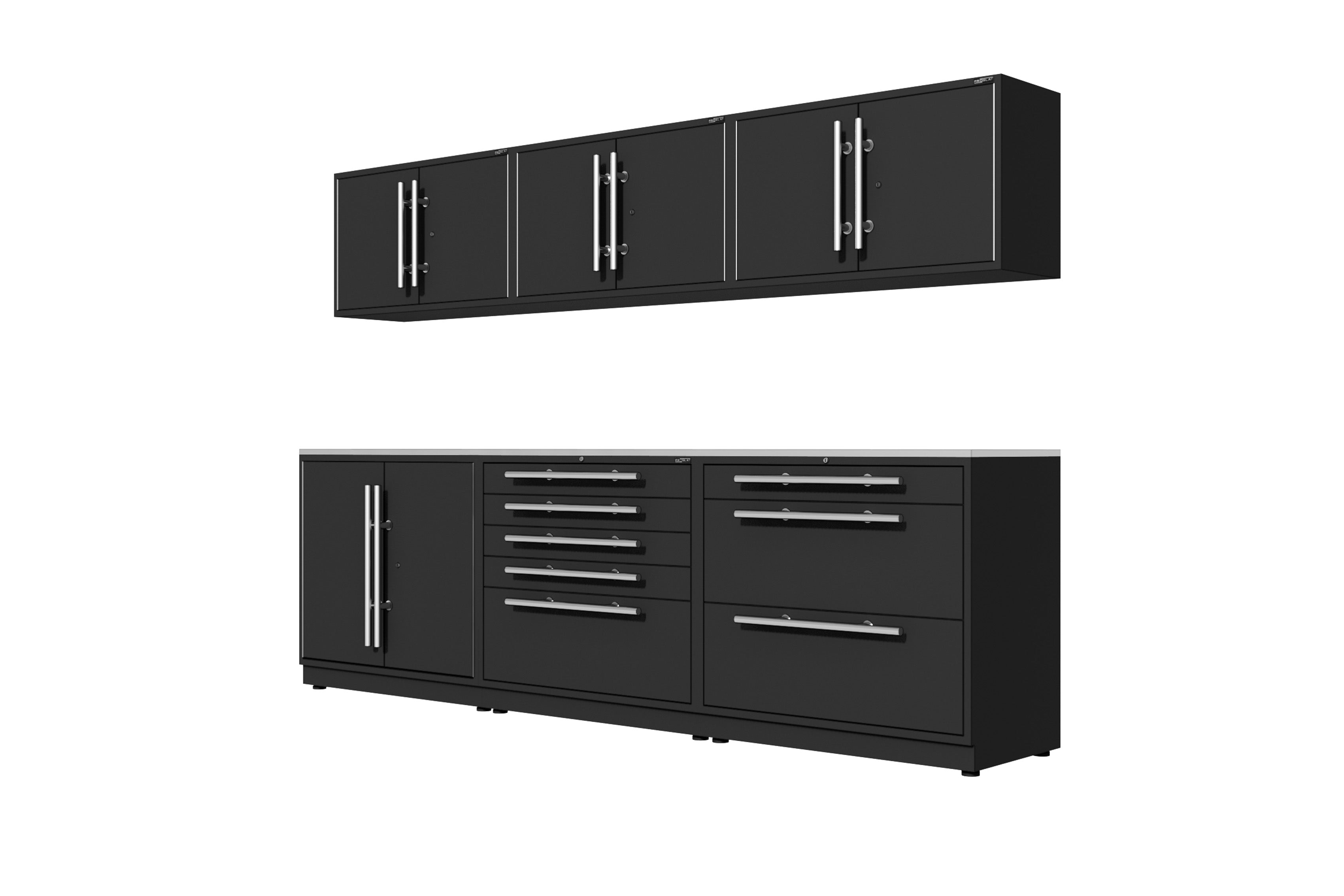 ProSlat LUX 120 Preconfigured Wall Panel System - Garage Storage & Organization Solution for Tools, Bikes & Sports Equipment