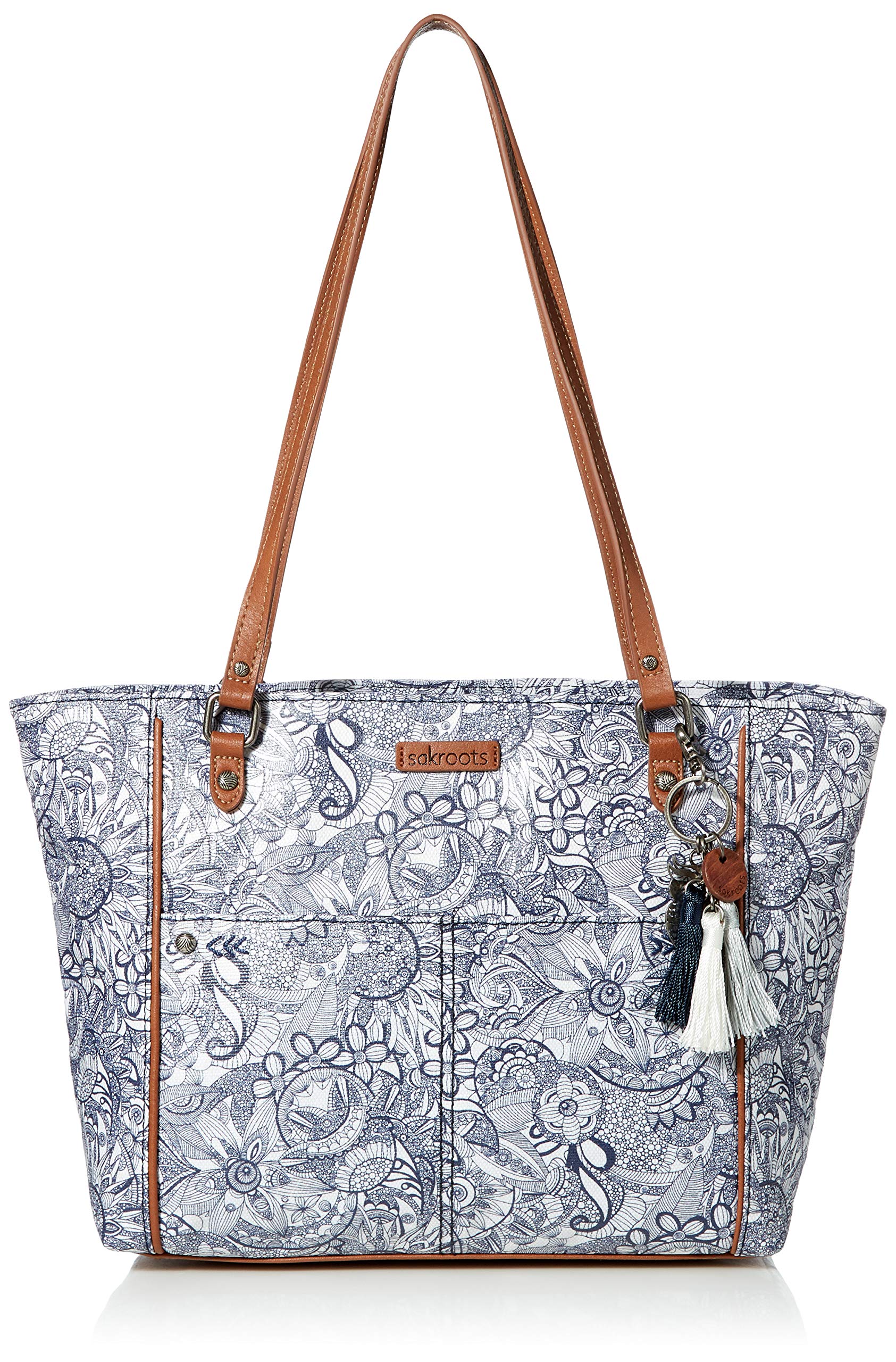 Sakroots Metro Tote Bag for Women - Lightweight Durable Canvas Shoulder Bag - Perfect for Work, Travel, Gym & Everyday Use