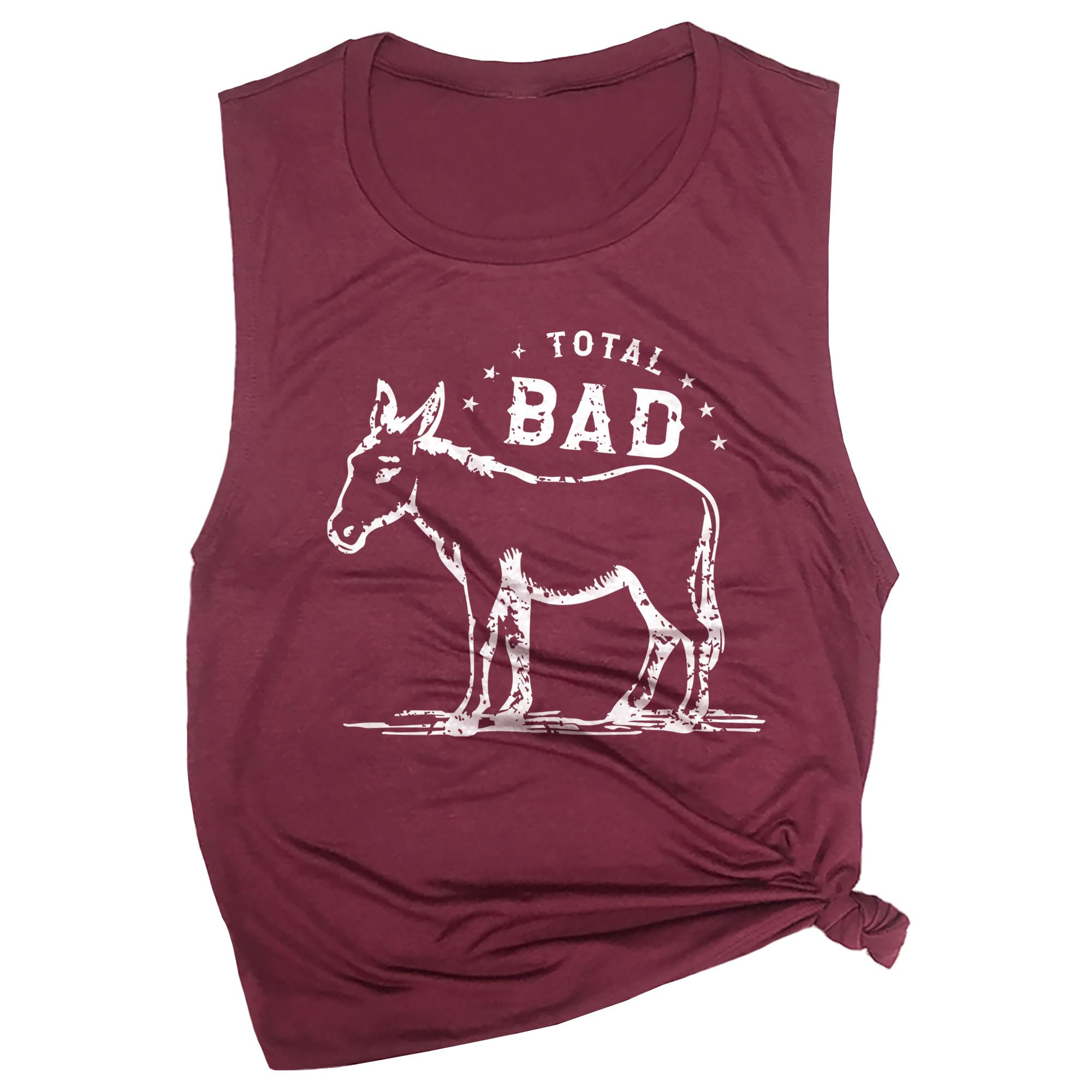 Funny Women's Workout Tank Top - Sleeveless Gym Shirt for Yoga & Fitness