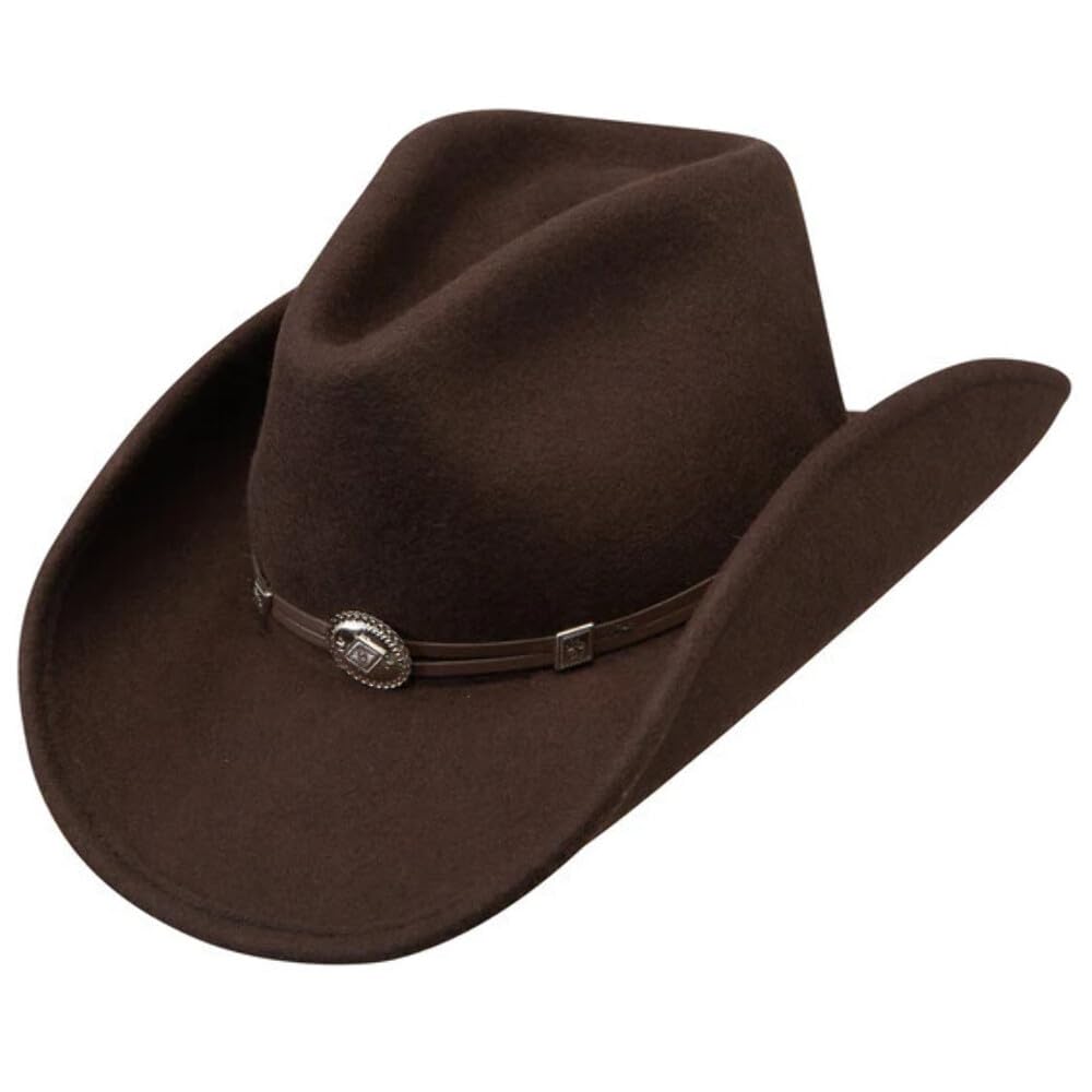 Stetson Men's Hollywood Drive Western Cowboy Hat for Men - Classic Felt Cowboy Hat for Rodeo, Country Music, and Outdoor Adventures