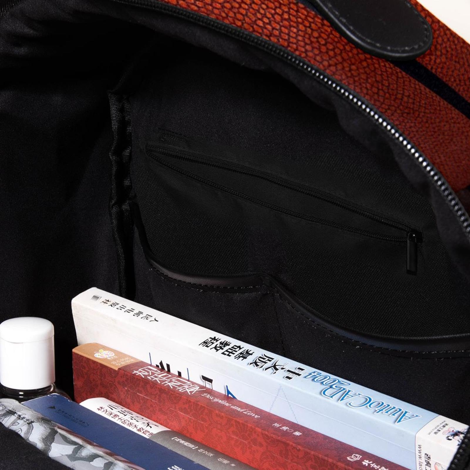 Premium Travel & Work Backpack - Durable Ball Basketball Wall Texture Design - Perfect for Commuting, Gym, School & Outdoor Adventures