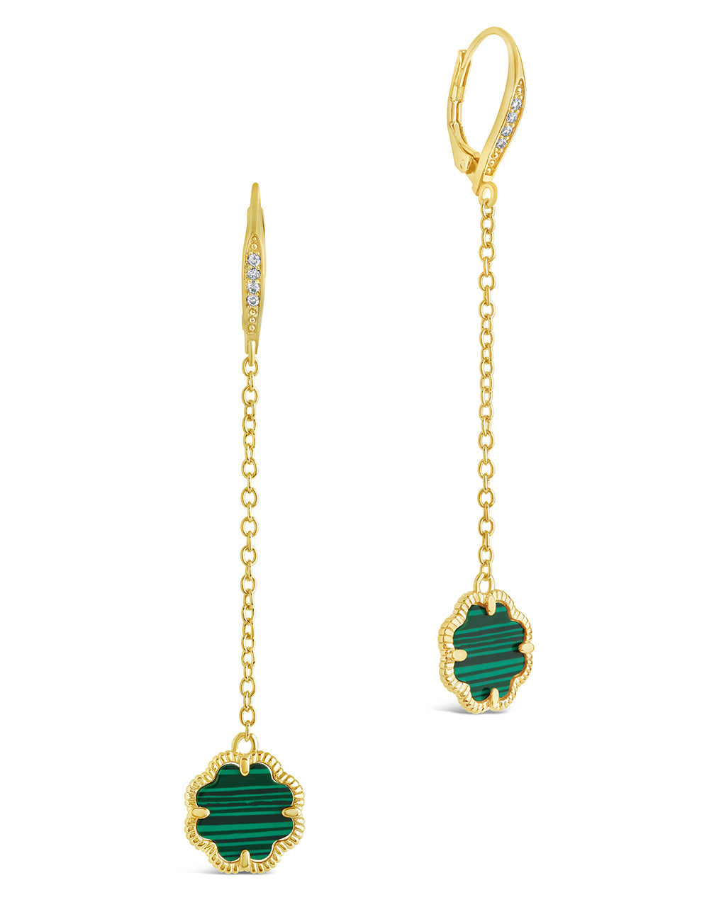 Elegant Rose Petal Long Drop Earrings for Women - Romantic Floral Dangle Jewelry for Date Night & Special Occasions