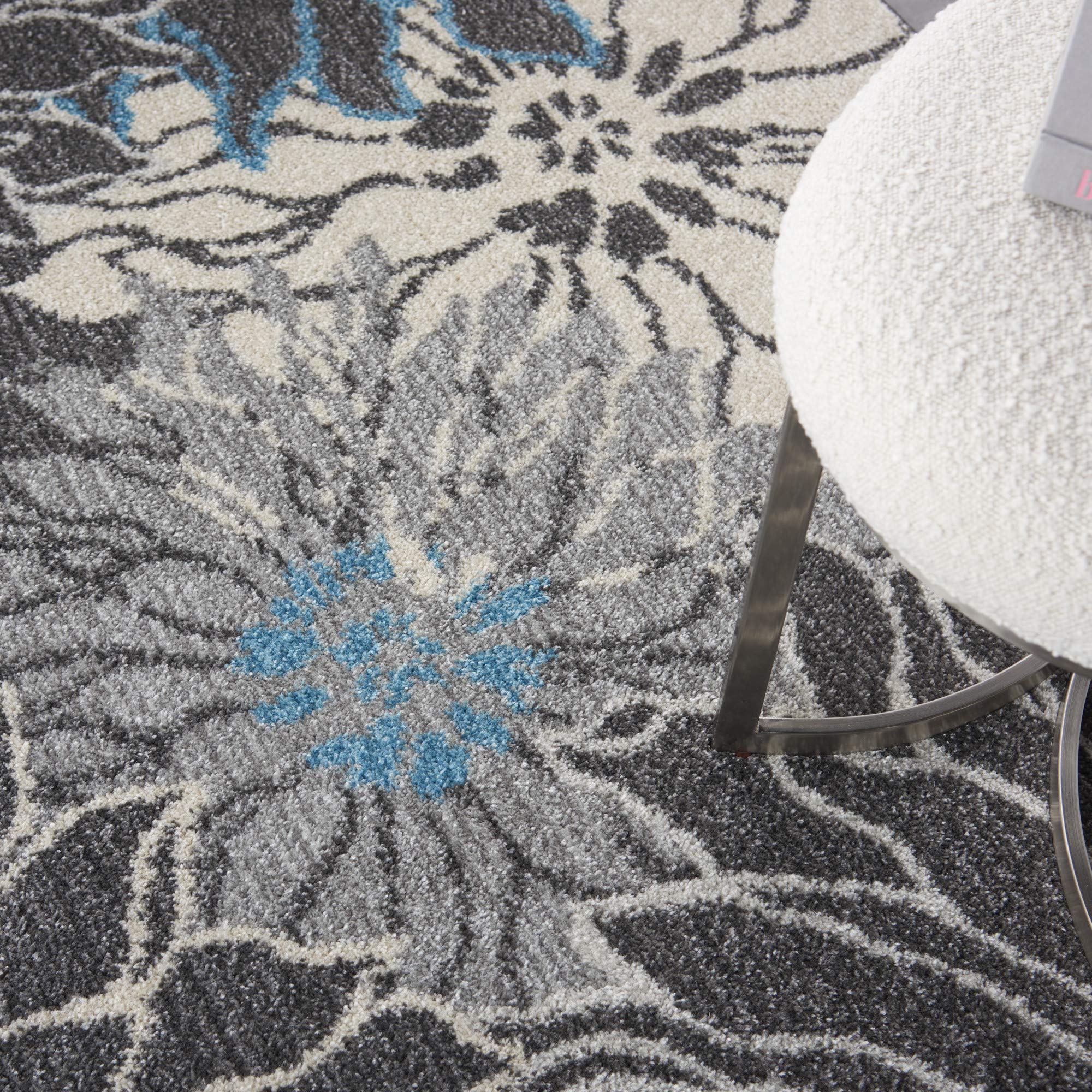 Nourison Passion Charcoal/Blue 5'3