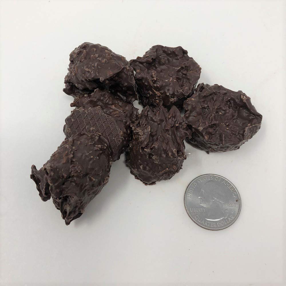 Sugar Free Coconut Clusters with Dark Chocolate - 1 lb Keto Snacks for Weight Loss | Vegan, Gluten-Free Healthy Treat for Diabetics & Low-Carb Diet | Perfect for Office Snacking, Travel & Gift Giving