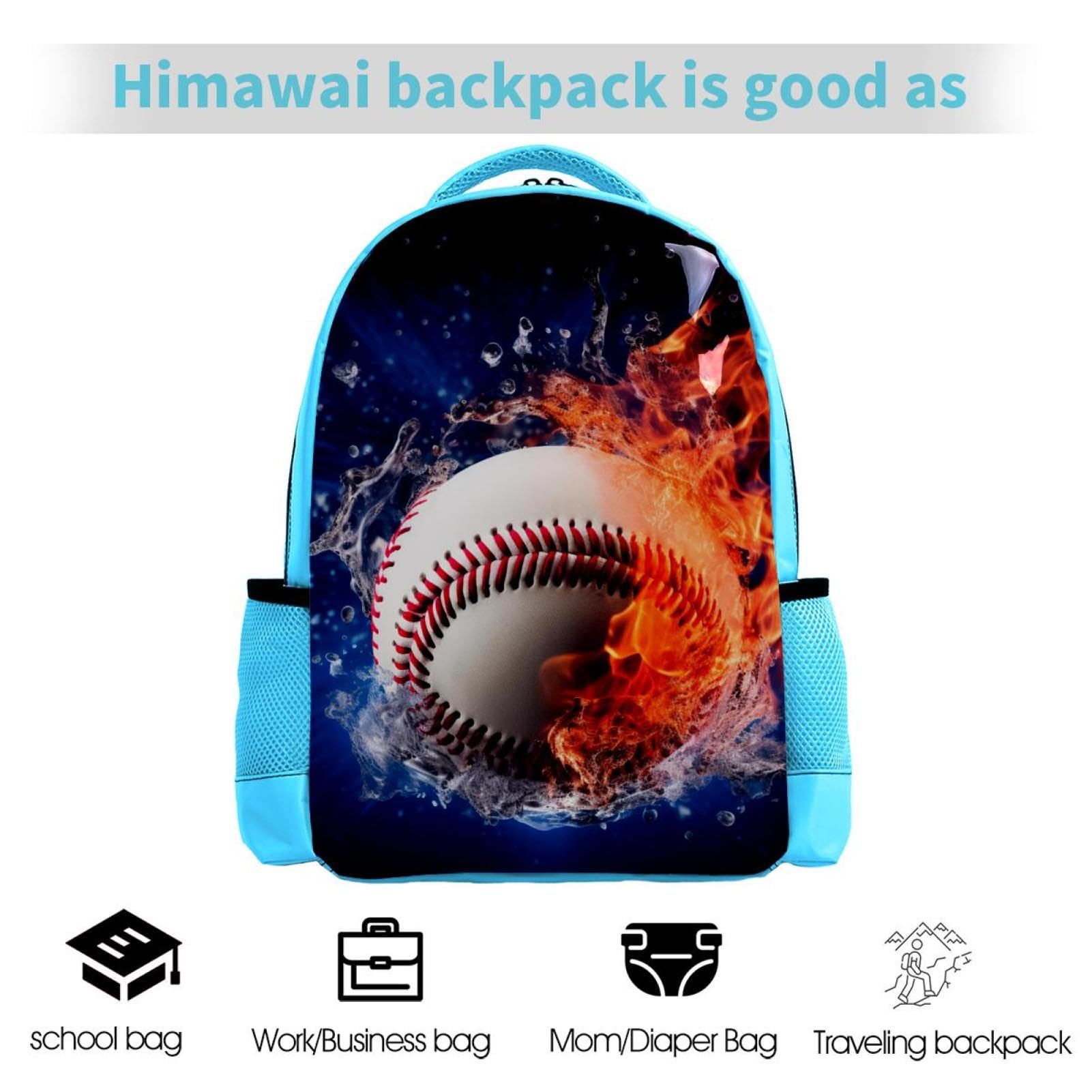 Lightweight Travel Backpack for Men & Women - Durable Work Backpack with Laptop Compartment - Water Resistant Sports Backpack for Hiking, Gym & Daily Commute