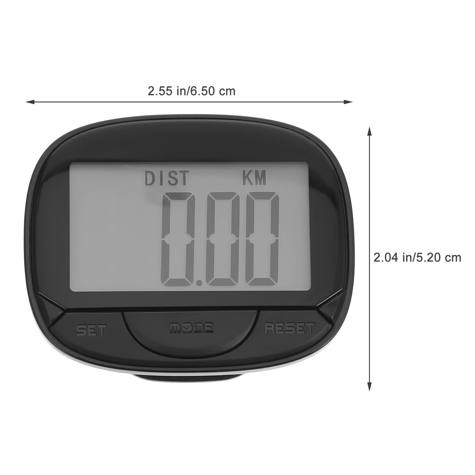 VOSAREA Fitness Tracker Watch with Large Screen - Step Counter, Calorie Burn Monitor, 3D Stopwatch for Walking, Running, Hiking & Sports | Clip-On Design for Active Lifestyle