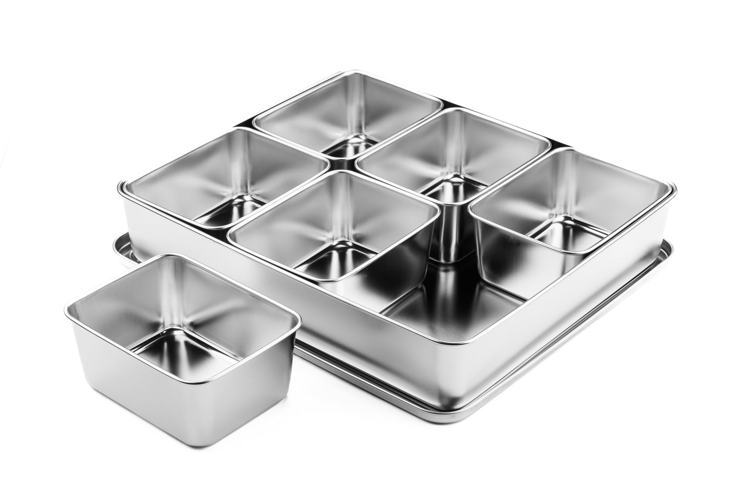 Premium Stainless Steel Yakumi Bento Box with 6 Compartments - Ideal for Meal Prep, Lunch Box, Office & School Use