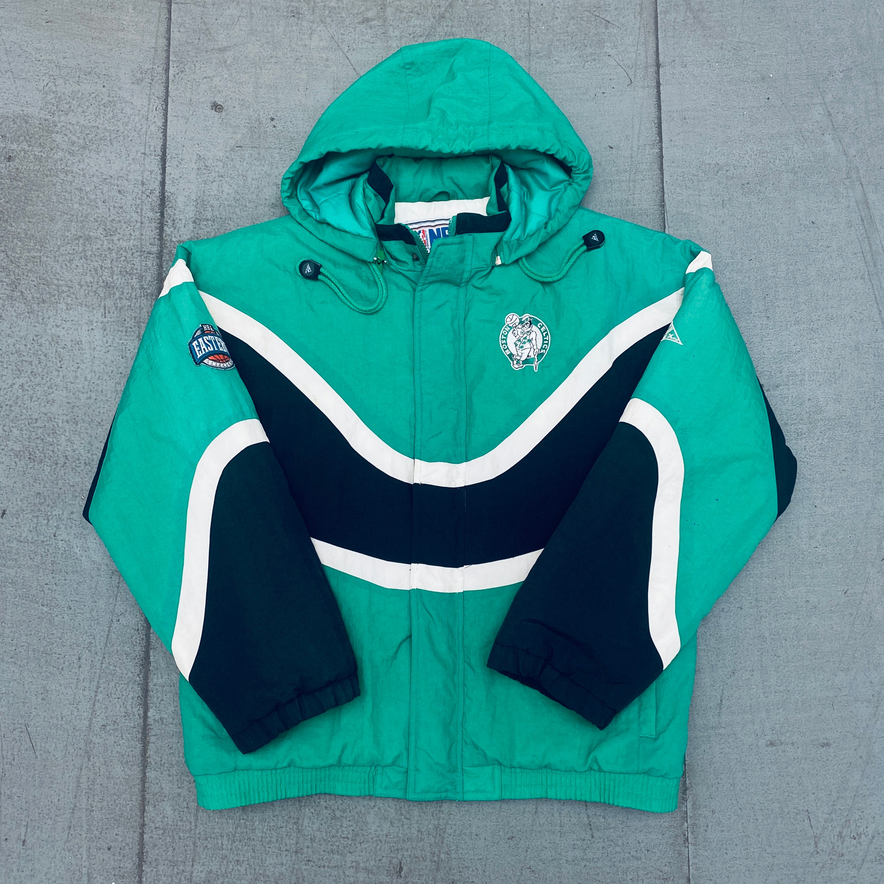 Boston Celtics: 1990's Apex One Ice Cream Man Wave Fullzip Jacket (S)