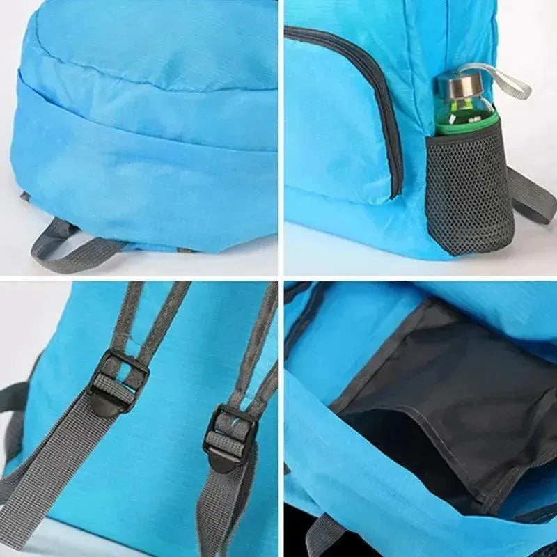 20L Lightweight Foldable Travel Backpack for Hiking, Camping & Airplane Carry-On | Water-Resistant Daypack for Outdoor Adventures