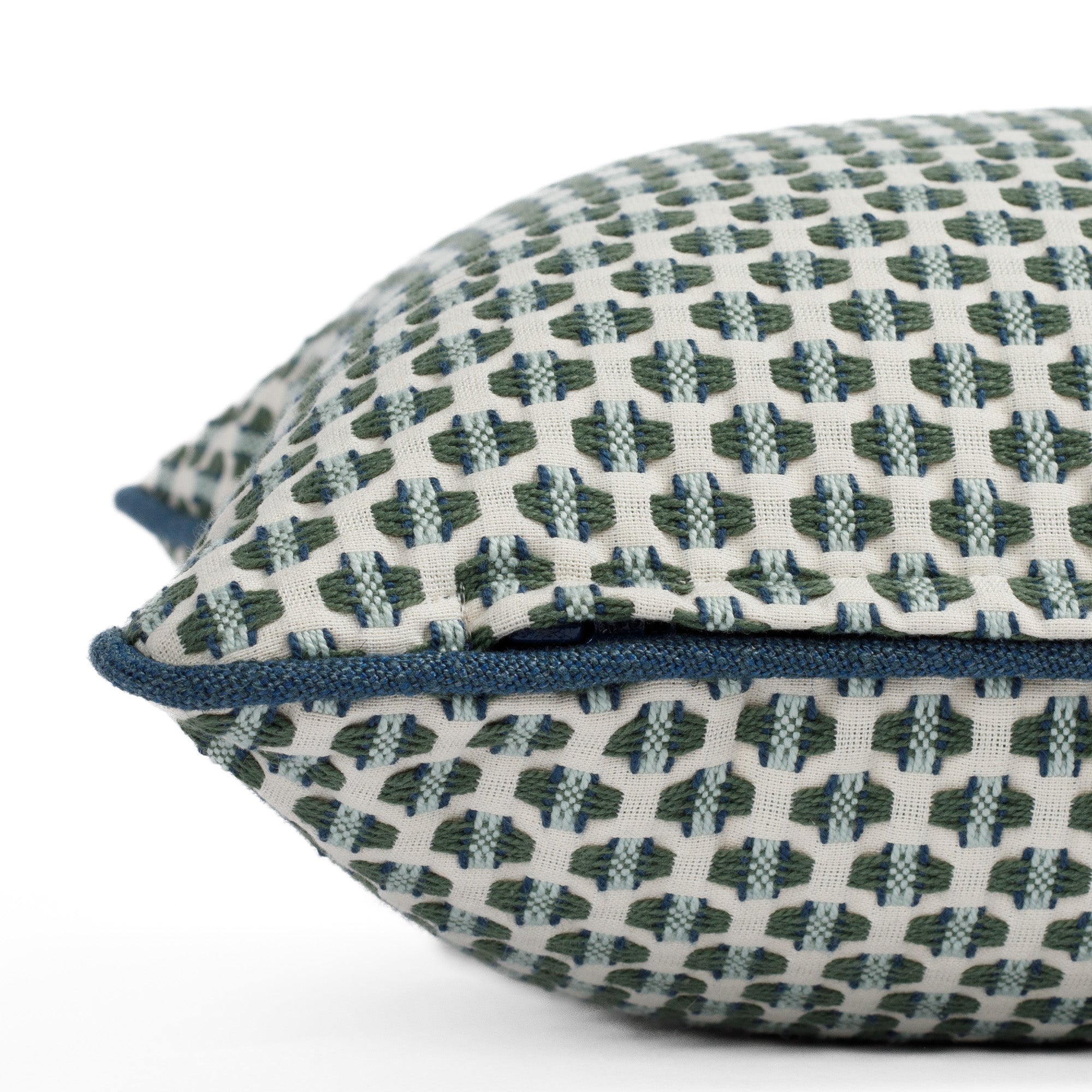 Kensington 14x20 Lumbar Support Pillow for Office Chair & Sofa - Comfortable Back Cushion in Lagoon Blue - Perfect for Home, Office & Car Use