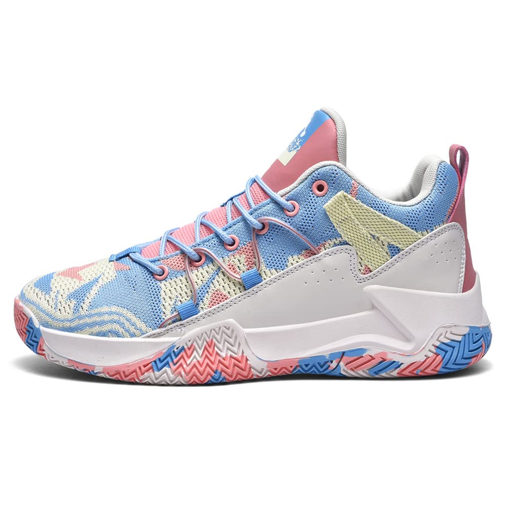 Voiv Men's Basketball Shoes - Lightweight Running Sneakers for Outdoor Sports & Competition - Perfect for Basketball, Training & Gym Workouts