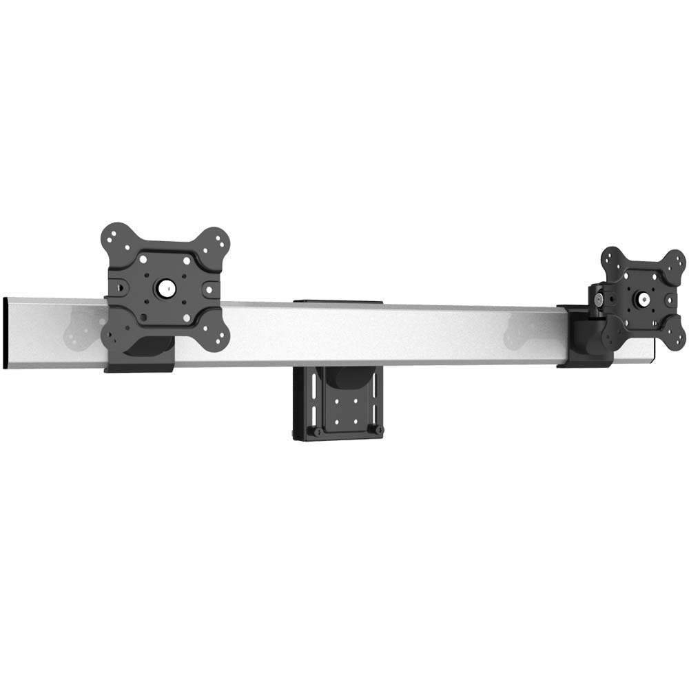 Continews Dual Monitor Wall Mount - Horizontal Slat Design for 13-32 Inch Screens | Perfect for Home Office, Gaming & Workspace Setup