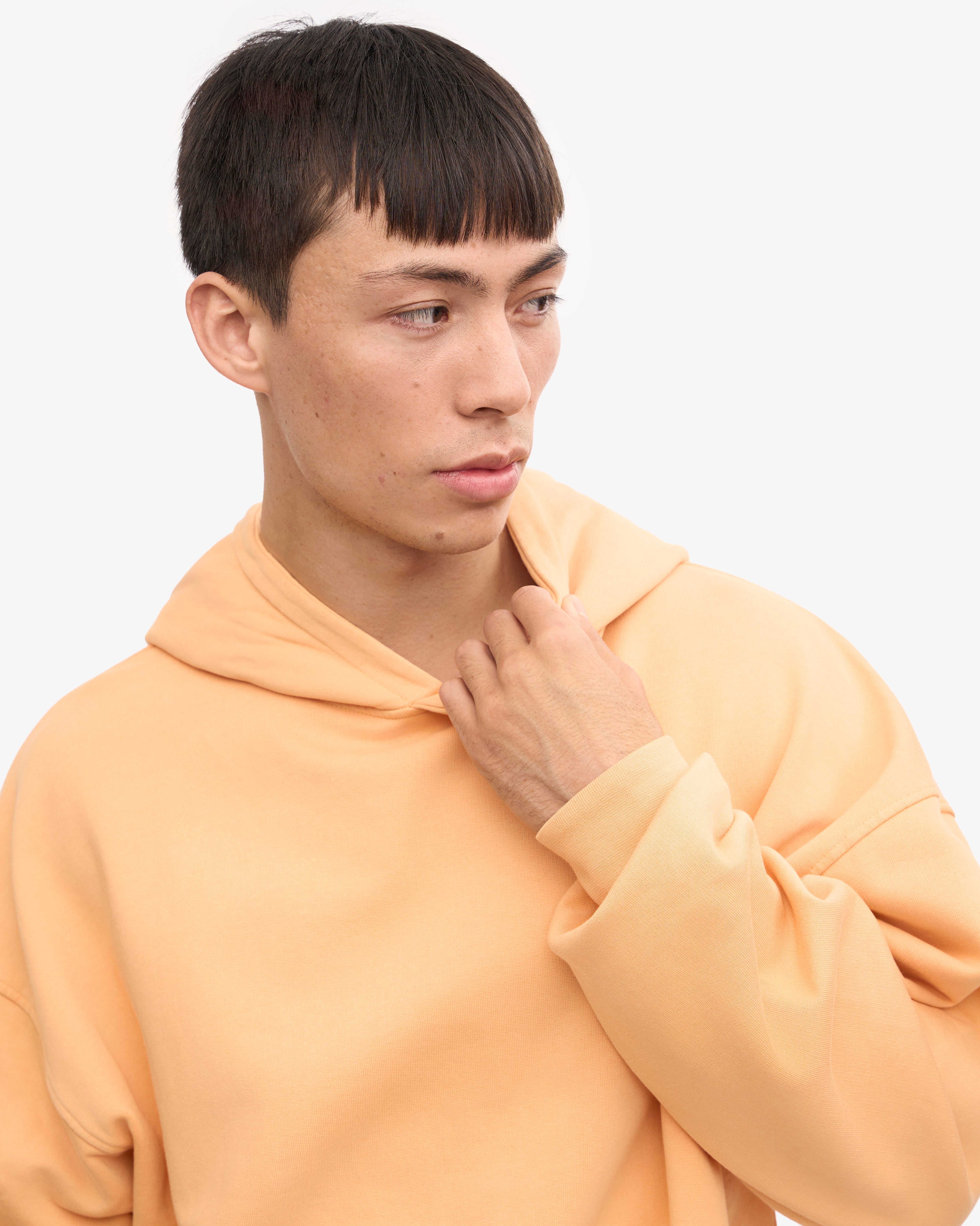 Organic Oversized Hoodie - Sandstone Orange | Soft & Cozy Pullover Sweatshirt for Men & Women | Perfect for Casual Wear, Lounge & Outdoor Activities
