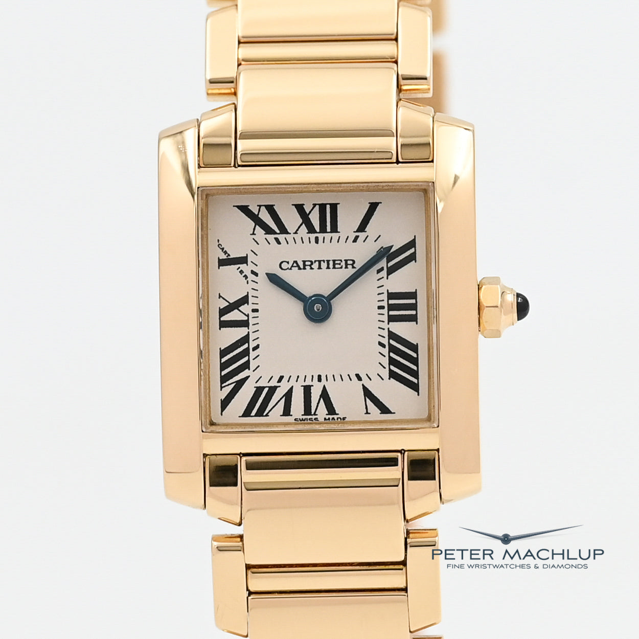 Cartier Tank Francaise Small Model Quartz Watch - Luxury Swiss Made Timepiece for Women, Perfect for Business Meetings & Formal Events
