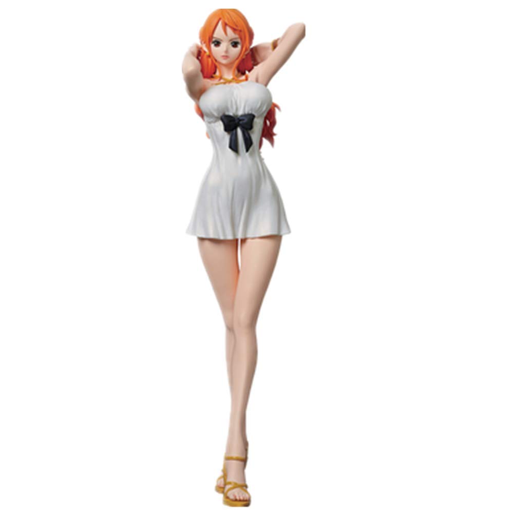 EChunchan Nami White Dress - Elegant Cosplay Costume for Christmas Party, Halloween, Anime Conventions & Themed Events | Perfect for Cosplay Enthusiasts & Anime Fans