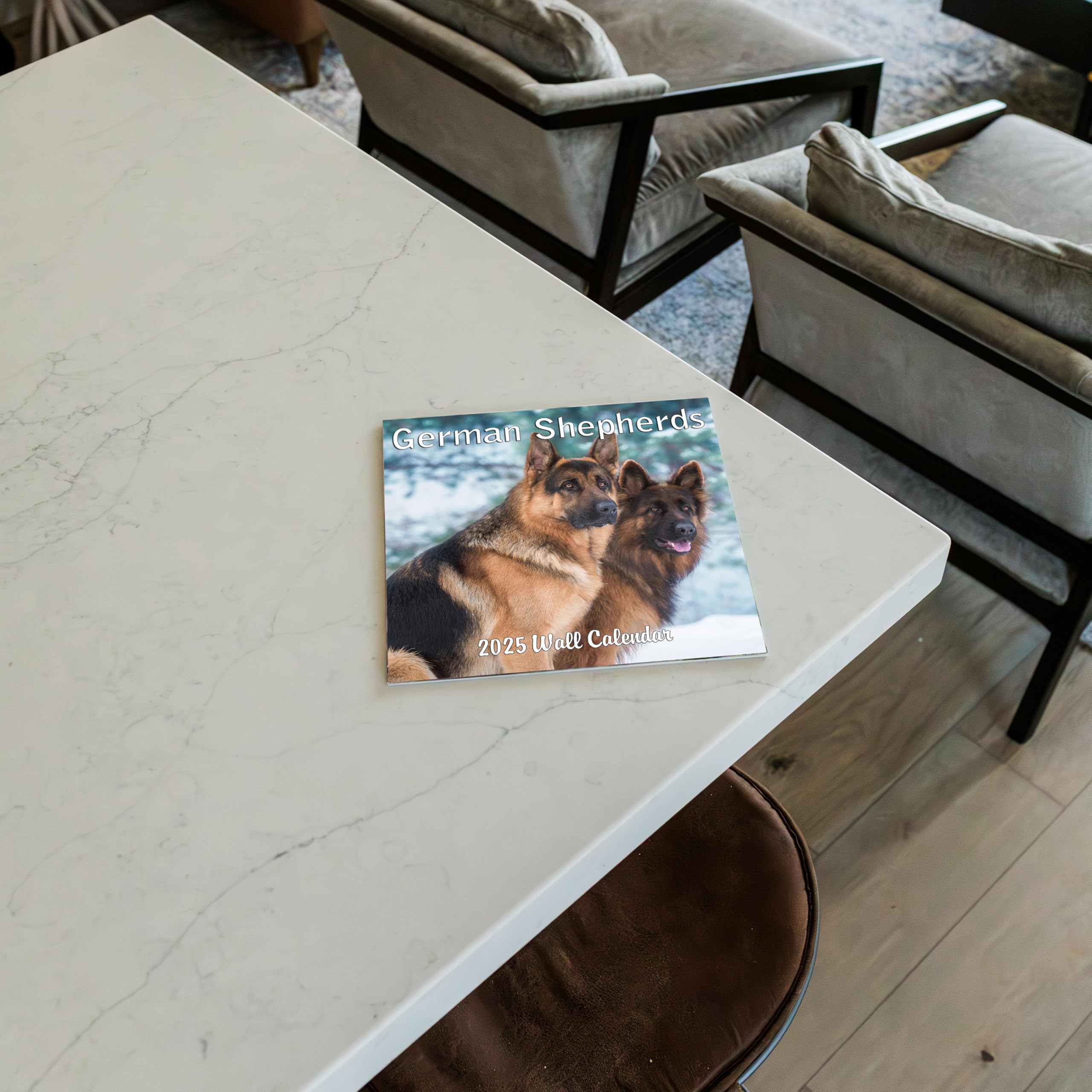 2025 German Shepherds Monthly Wall Calendar | 12