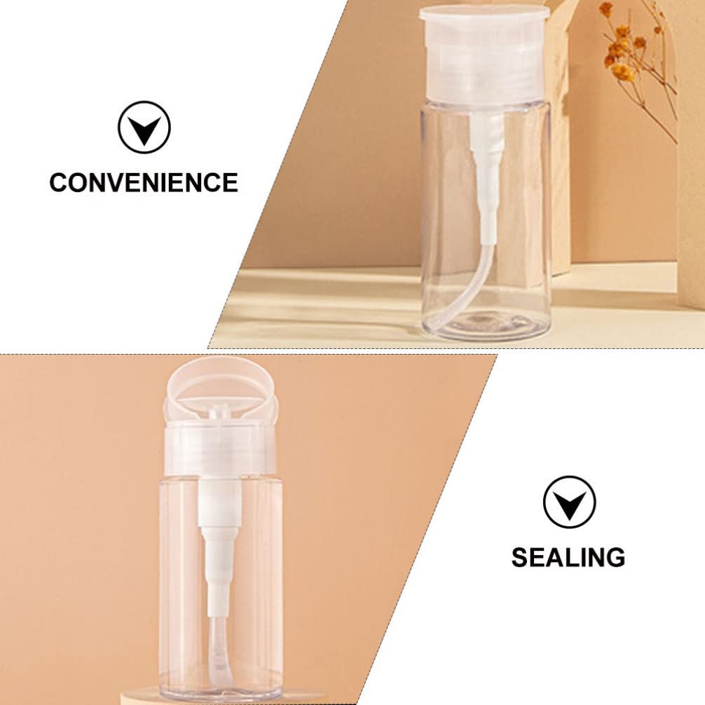 SOLUSTRE 6-Pack Refillable Pump Dispenser Bottles for Shampoo, Hand Soap, Lotion & Liquid - Empty Push Down Cosmetic Containers with Foaming Pump - Perfect for Bathroom, Salon, Travel & Pet Care