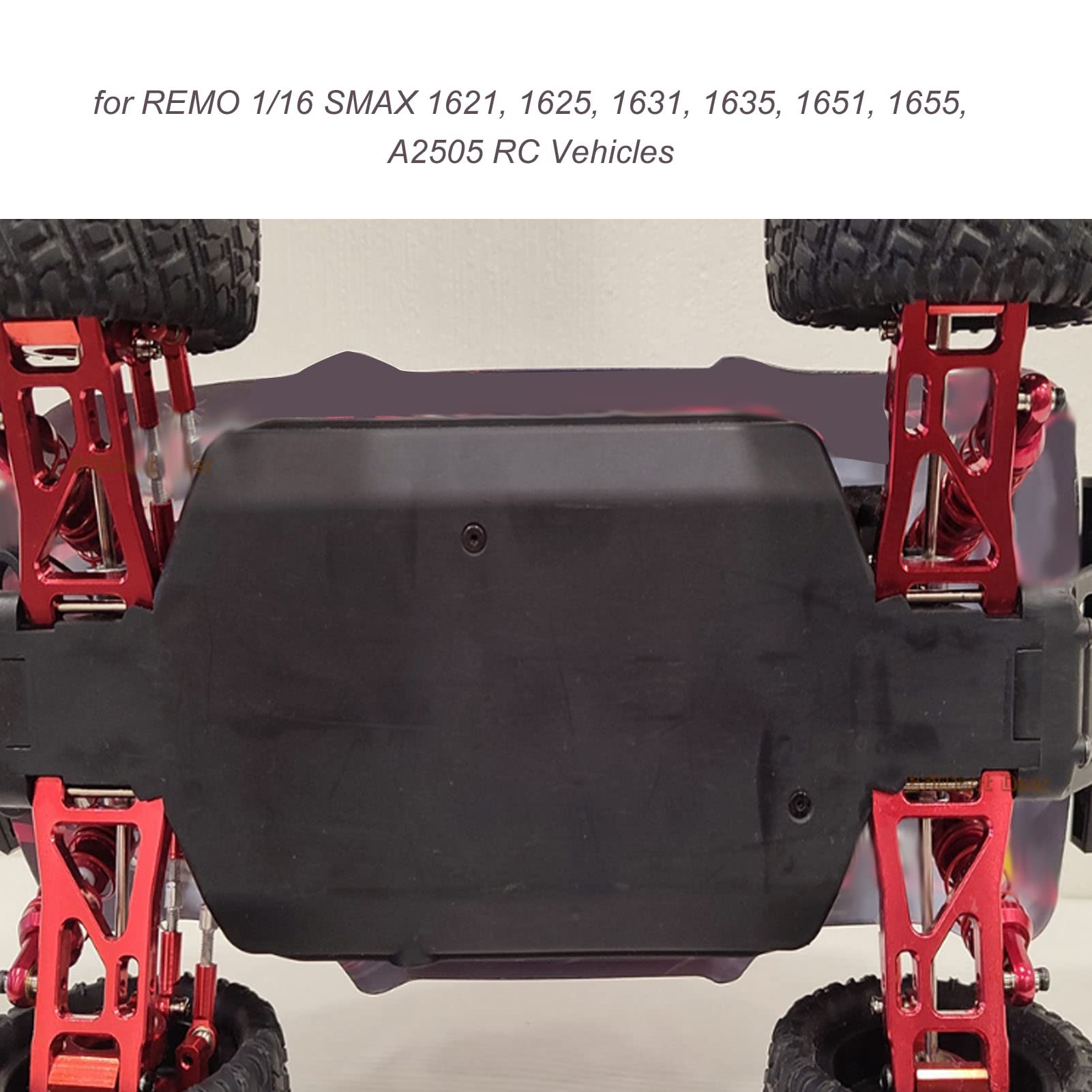 1 Pair Aluminum Alloy RC Front Swing Arms - Heavy Duty Suspension Upgrade Parts for 1/16 SMAX 1621 1625 1631 1635 1651 1655 RC Cars (Red) - Perfect for Off-Road Racing & Crawler Performance Enhancement