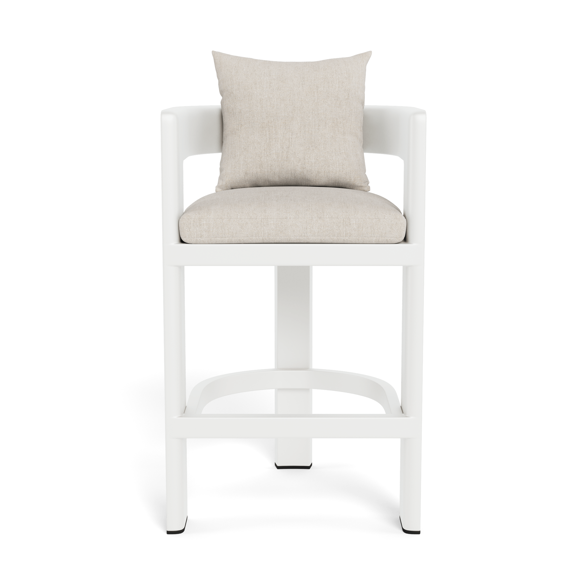 Victoria Aluminum Bar Stool - Adjustable Height Modern Kitchen Counter Stool with Padded Seat - Perfect for Home Bar, Kitchen Island & Dining Room Decor