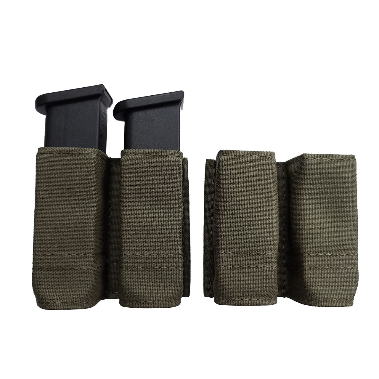 Esstac Glock 43x Double Pistol GAP KYWI Magazine Pouch with 2 Malice Clips - Tactical Holster for Concealed Carry & Range Training