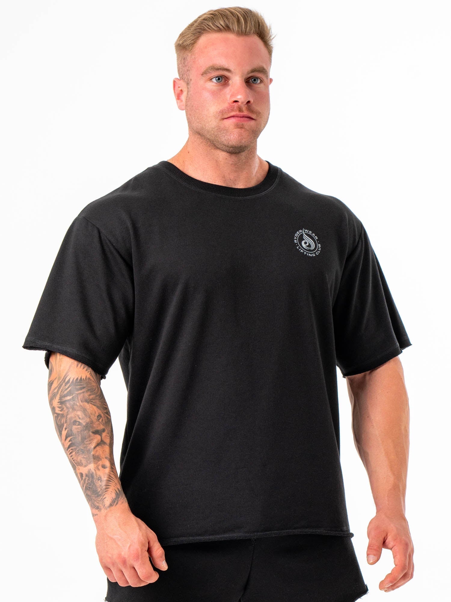 Premium Box Fleece T-Shirt for Men & Women - Soft & Comfortable Black Crewneck Tee - Perfect for Casual Wear, Gym, and Outdoor Activities